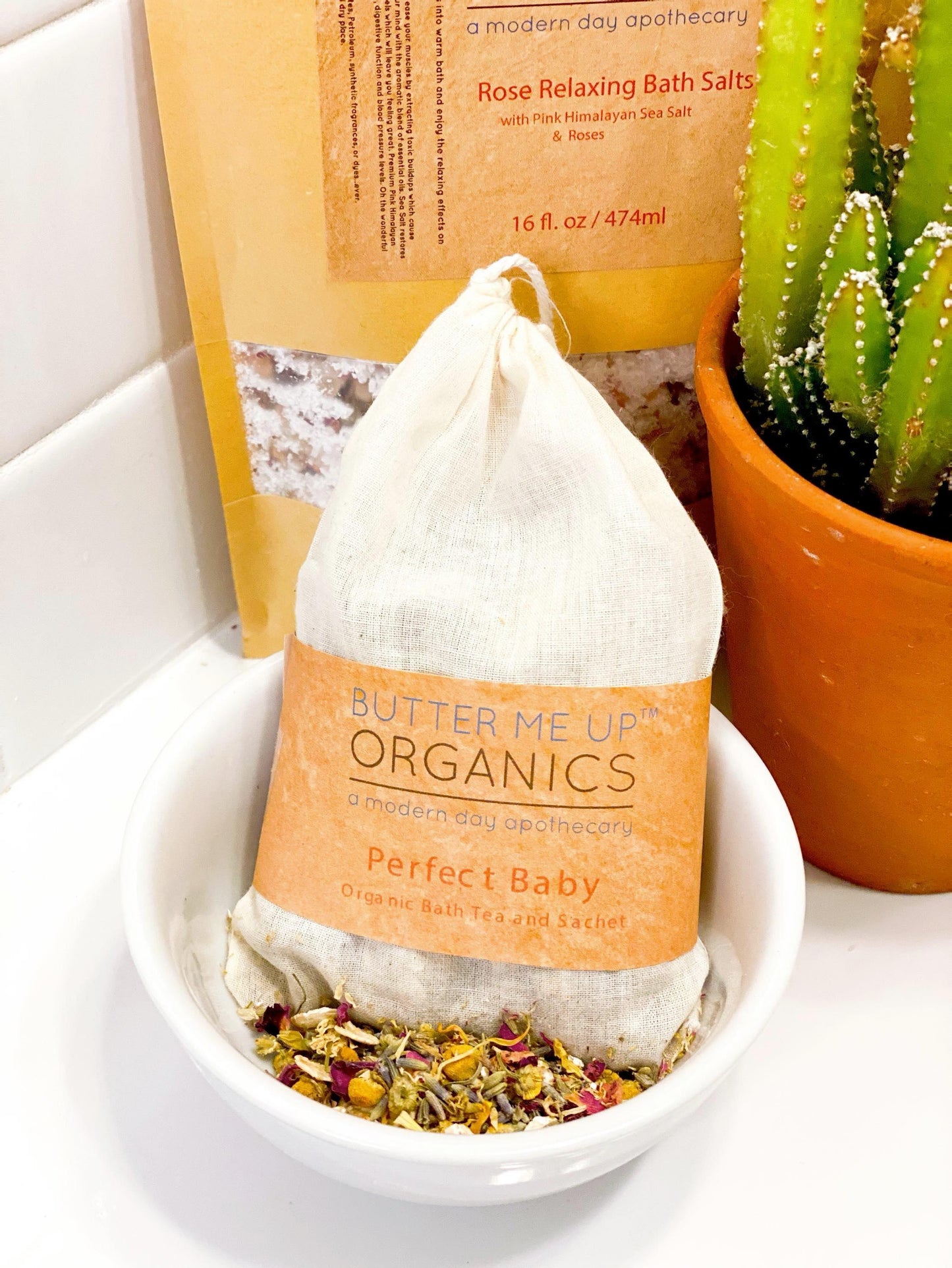 Perfect Baby Organic Bath Tea / Sachet - The Higher Flower