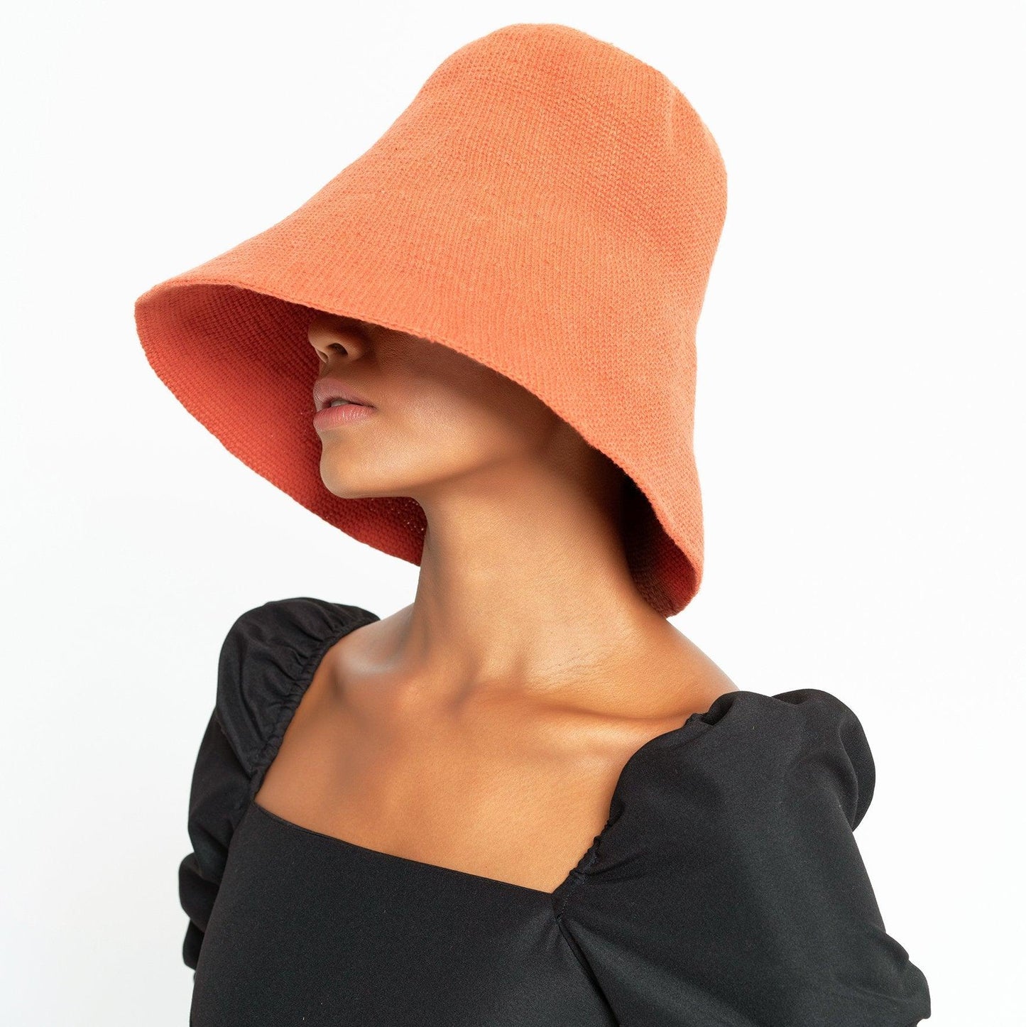 BLOOM Crochet Hat In Burnt Sienna - The Higher Flower