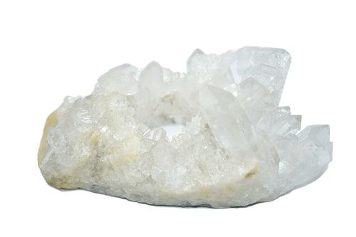 Quartz Cluster Candle Holder - The Higher Flower