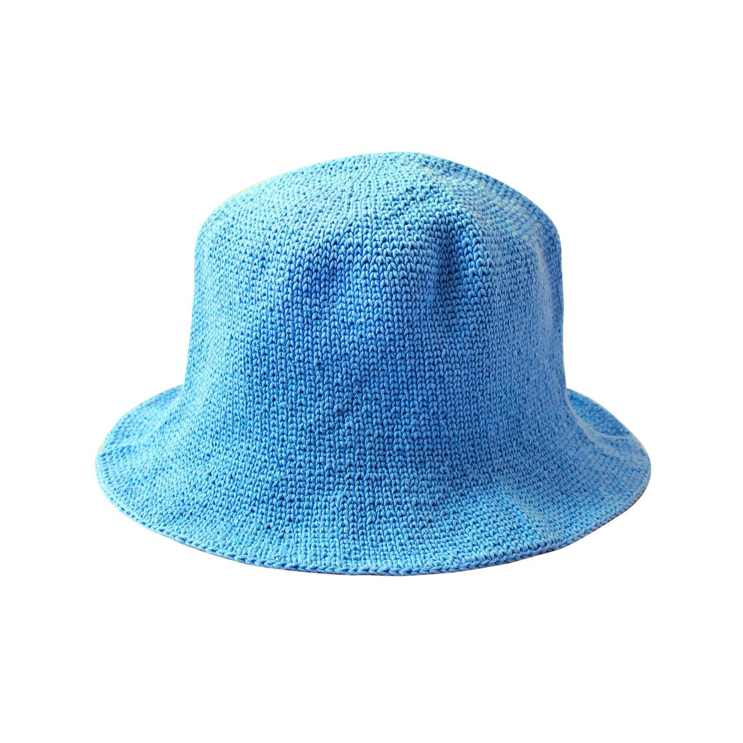 FLORETTE Crochet Bucket Hat In Periwinkle Blue - The Higher Flower