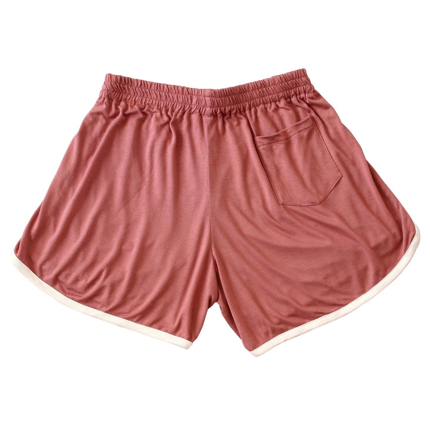 GIRL Seaside Runner Bamboo Shorts In Desert Rose - The Higher Flower