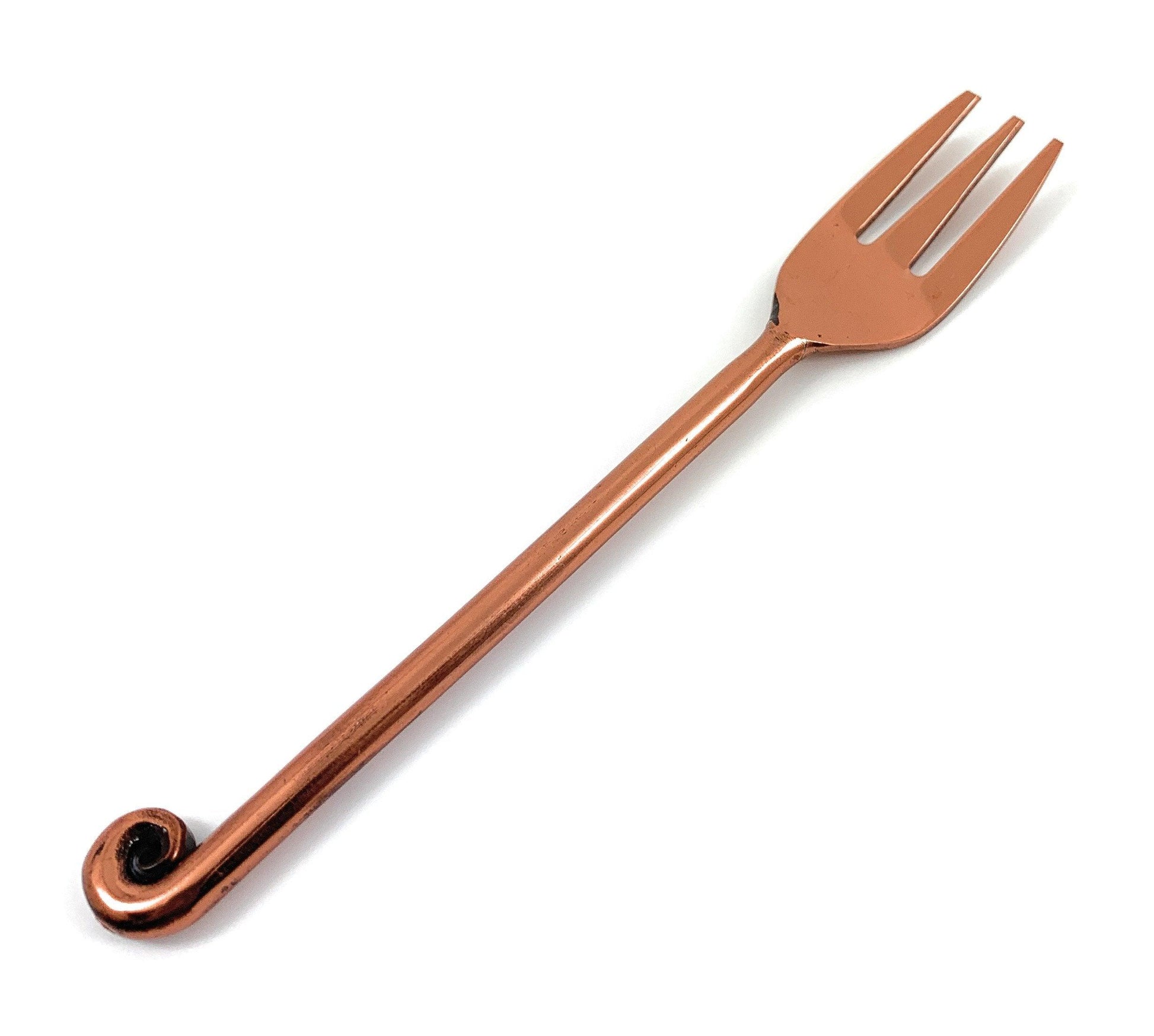 Vibhsa Copper Finish Appetizer Forks Set of 6 - The Higher Flower