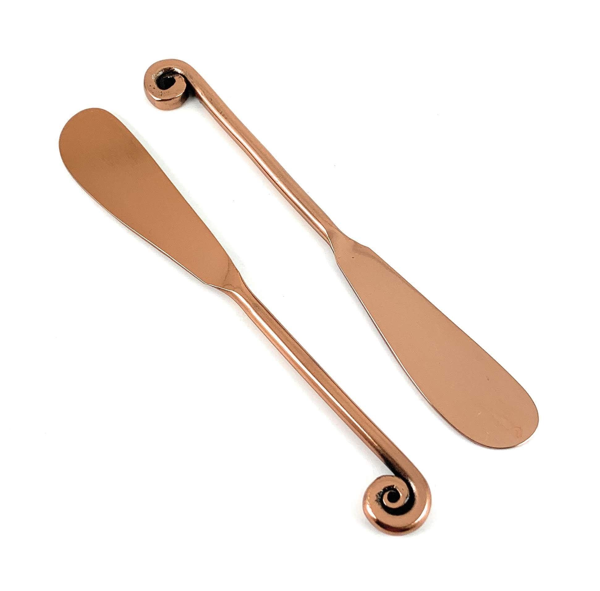 Vibhsa Copper Butter Spreaders Set of 6 - The Higher Flower