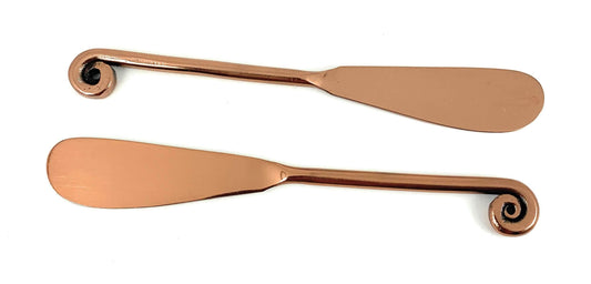 Vibhsa Copper Butter Spreaders Set of 6 - The Higher Flower