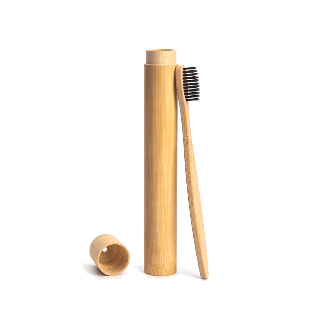 Bamboo Toothbrush Case - The Higher Flower