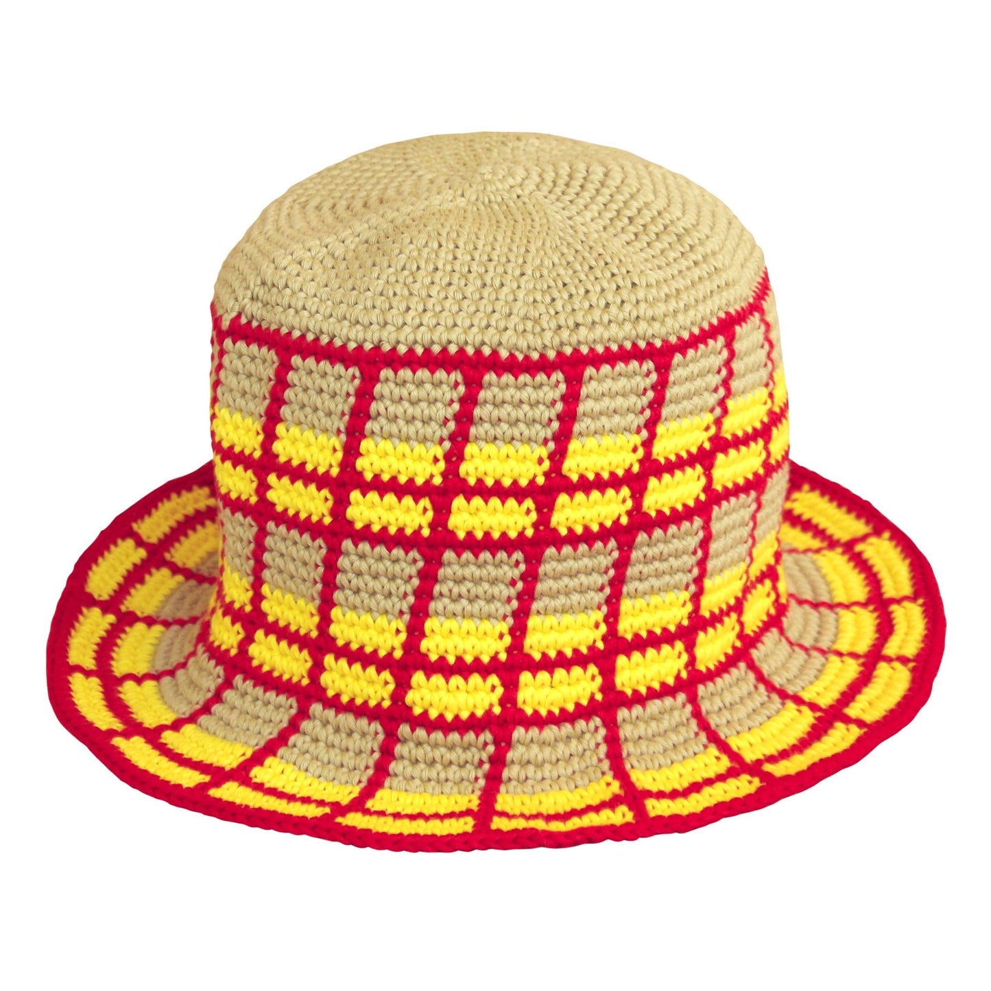 SCHOOLGIRL Plaid Crochet Hat - The Higher Flower