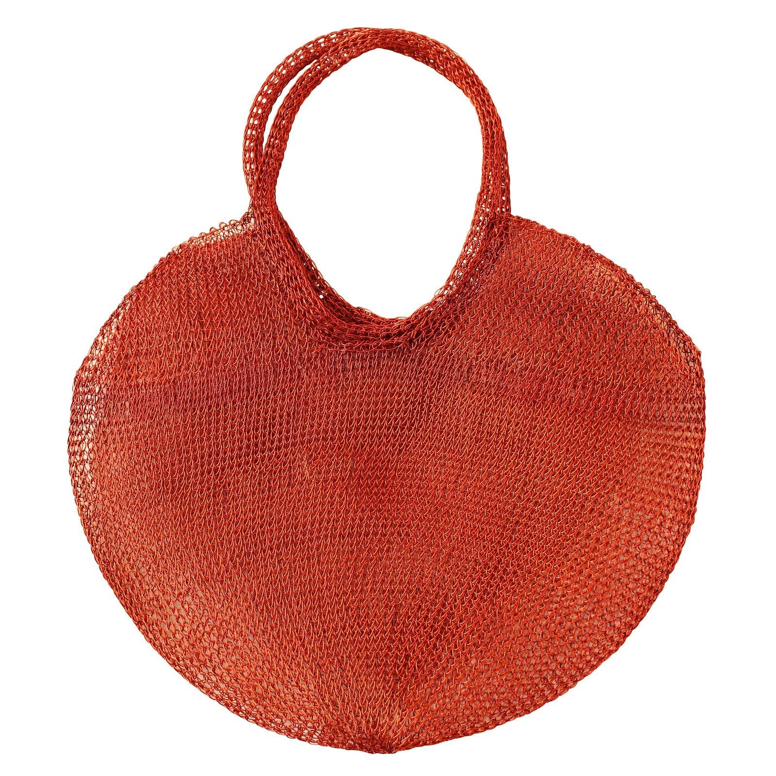 SOL Mesh Wire Tote Bag in Copper - The Higher Flower