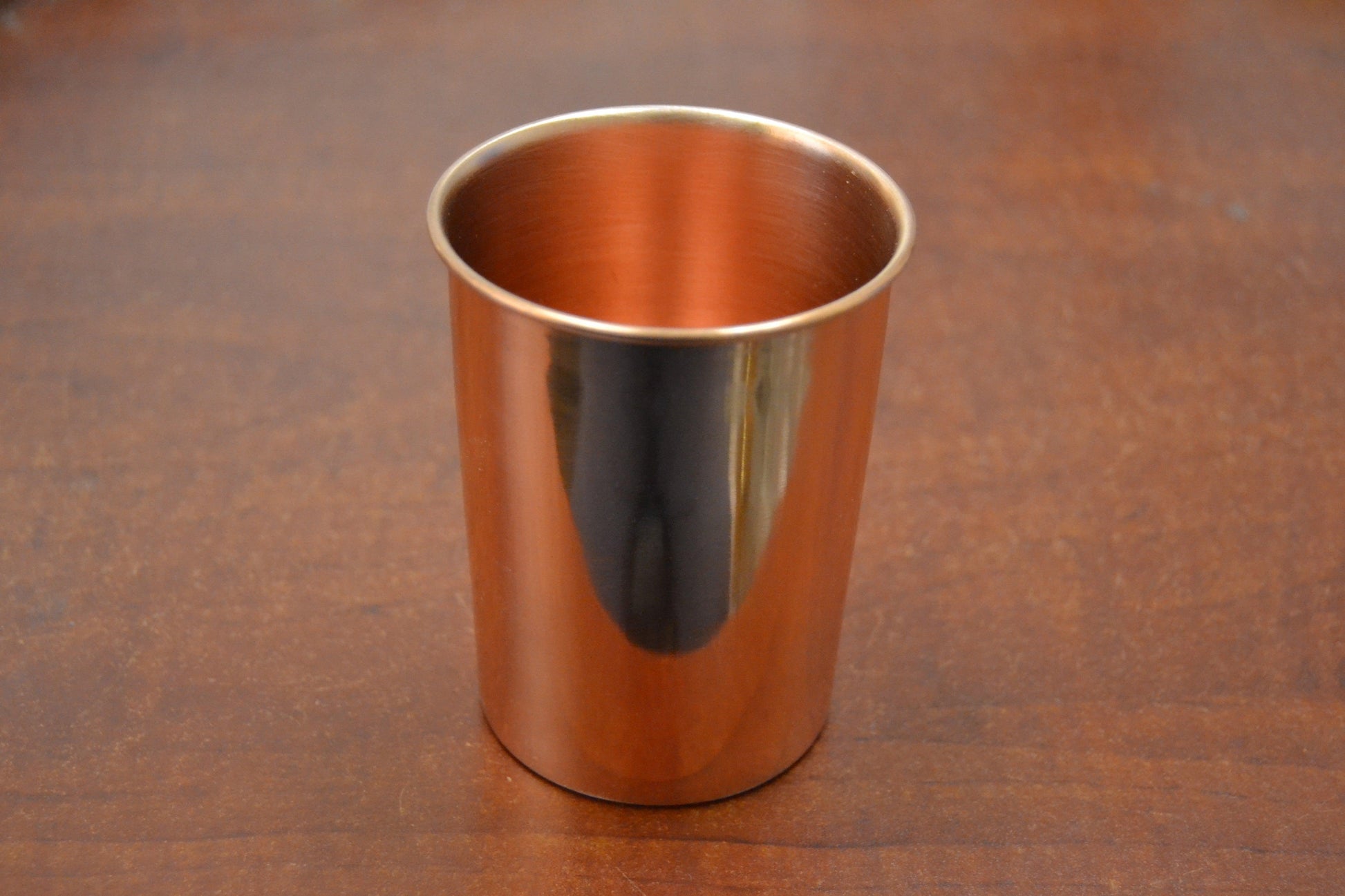 Handmade Genuine Copper Drinking Glass Cup - The Higher Flower