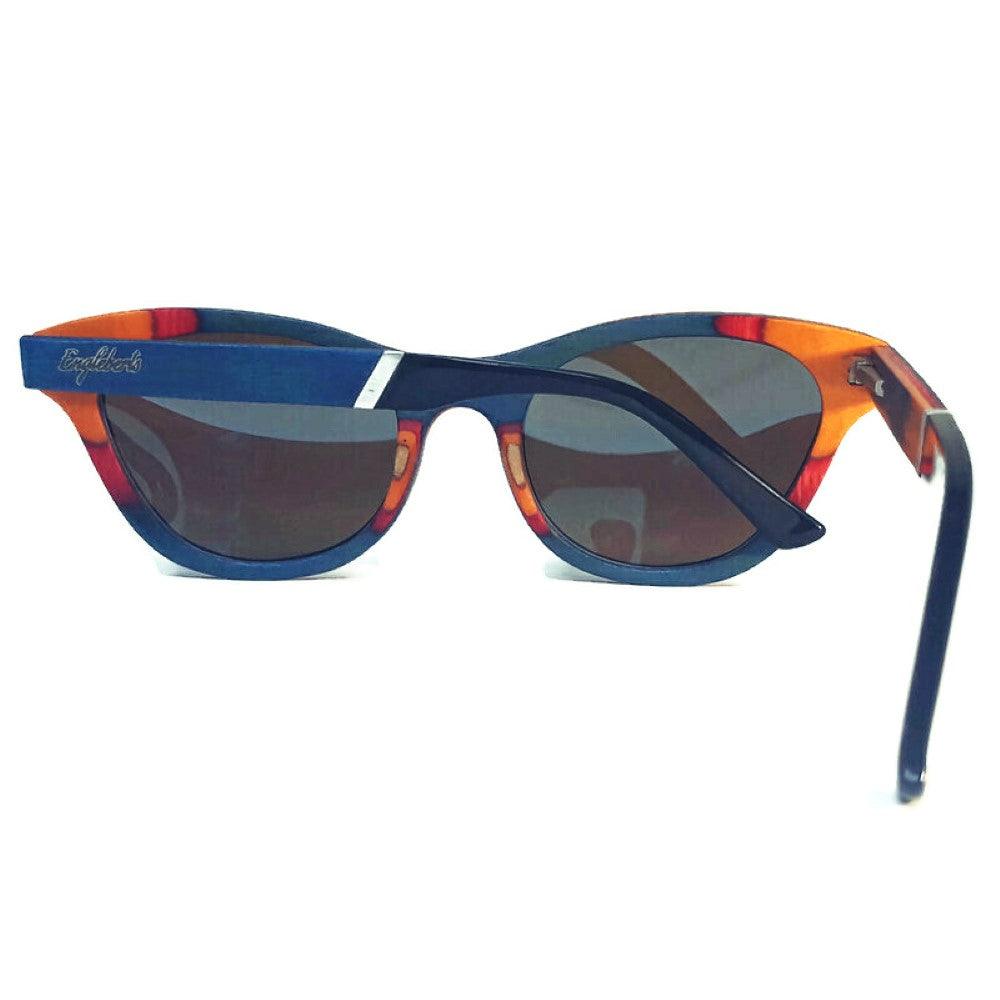 Beach Bound Skateboard Wood and Acetate Sunglasses, Polarized - The Higher Flower