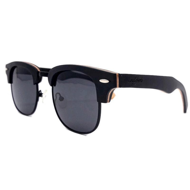 Skateboard Multi-Layer Club Sunglasses, Black Polarized Lenses - The Higher Flower