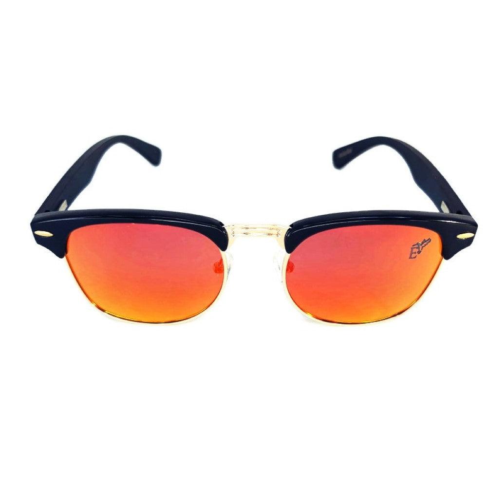 Sunset Polarized Sunglasses, Black Bamboo with Wood Case - The Higher Flower