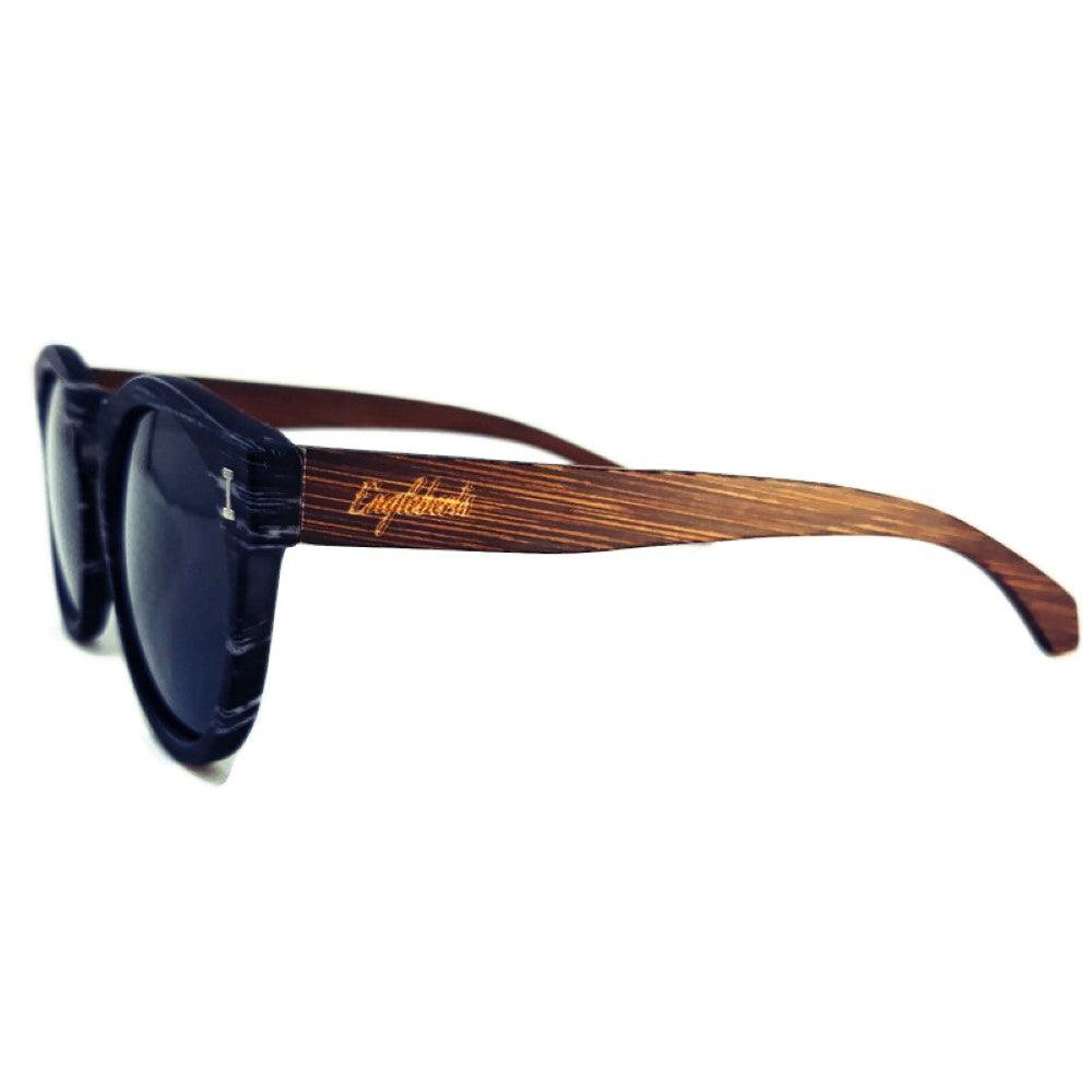 Granite Colored Frame, Bamboo Sunglasses, Polarized with Wood Case - The Higher Flower