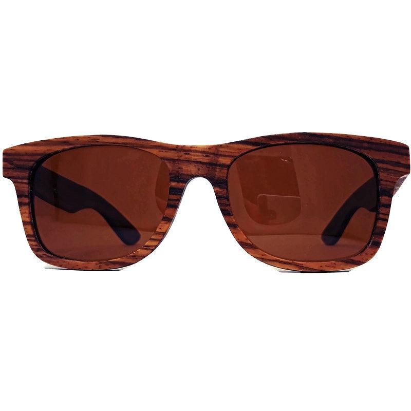 Zebrawood Full Frame Polarized Sunglasses - The Higher Flower