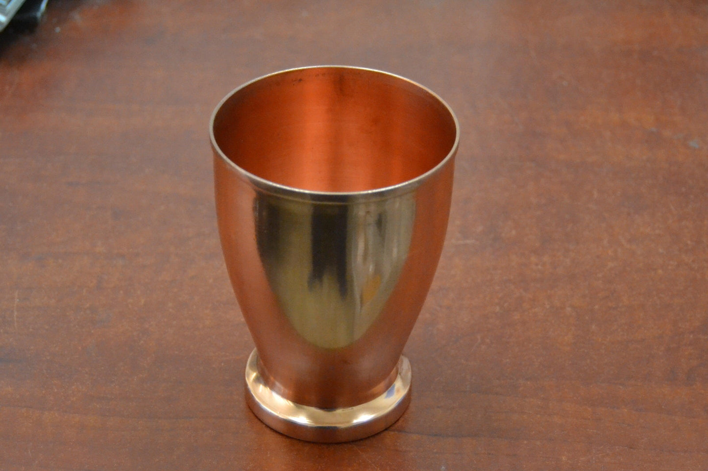 Handmade Genuine Copper Drinking Glass Cup - The Higher Flower