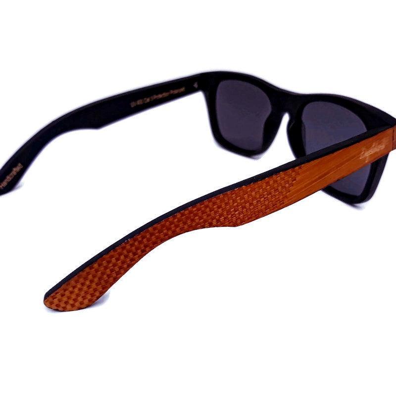 Red Stripe Two Tone Sunglasses, Engraved and Polarized - The Higher Flower