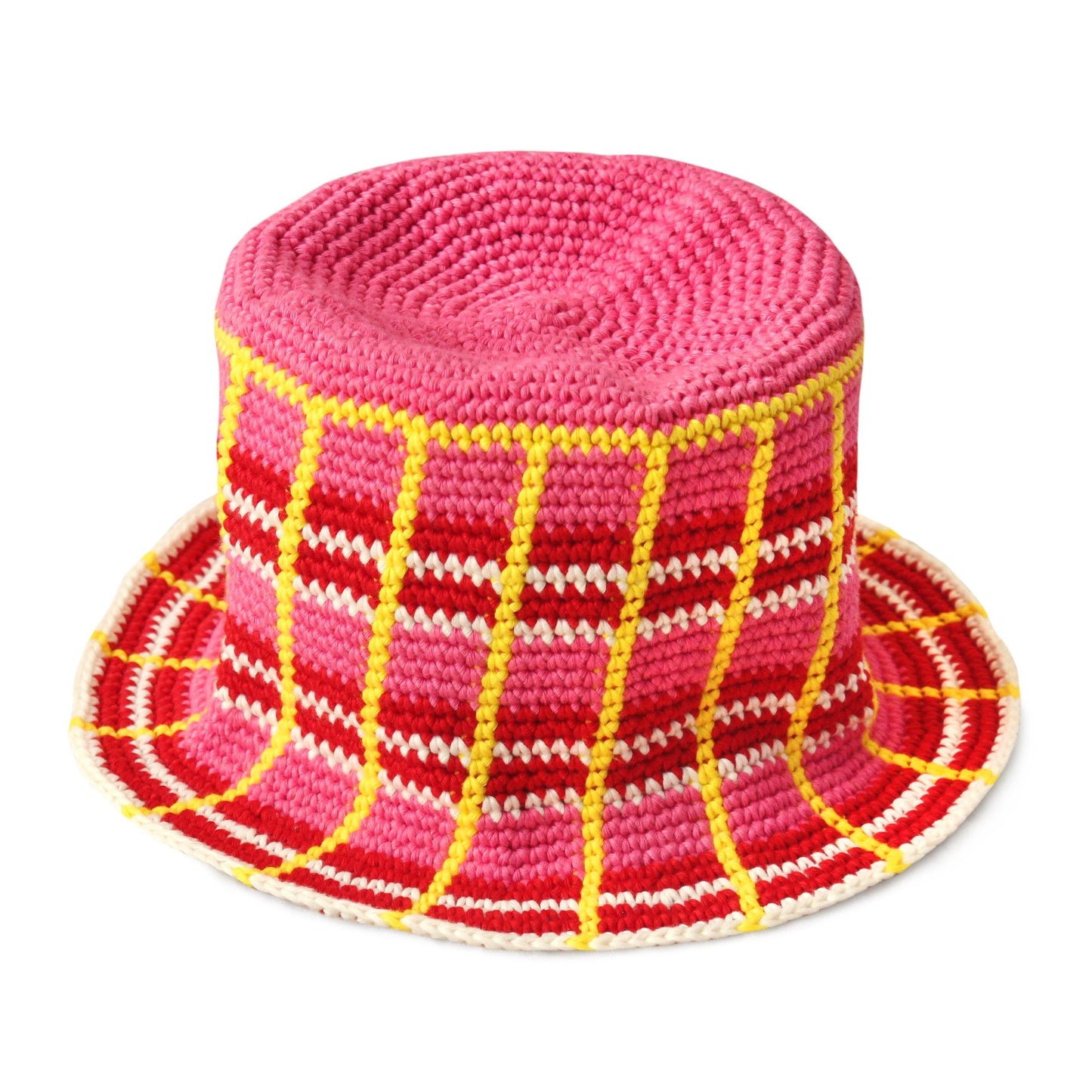 DERBY Plaid Crochet Hat - The Higher Flower