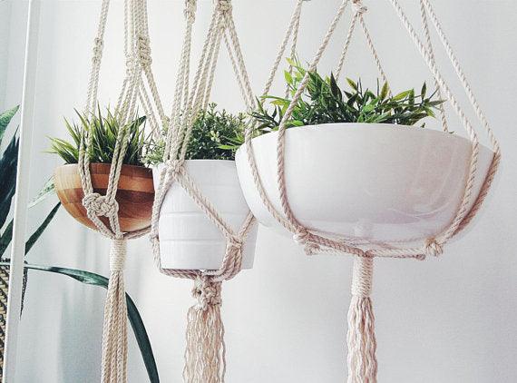 Macrame Plant Hanger - The Higher Flower