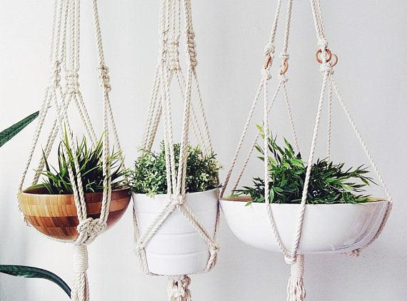 Macrame Plant Hanger - The Higher Flower